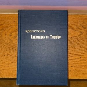 Robert son’s Landmarks of Toronto
Not FOR SALE